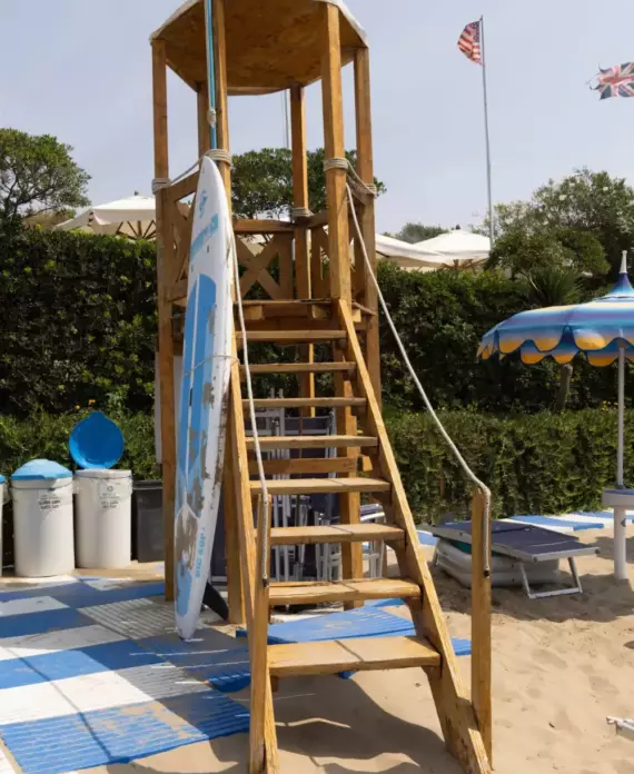 Il lido, torre di controllo bagnanti