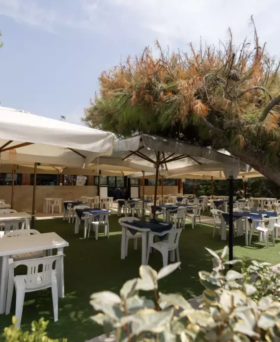 Sala ristorante esterna